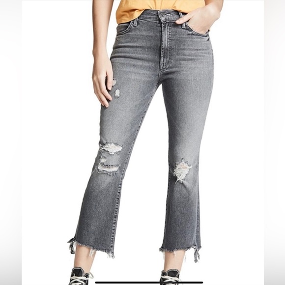 MOTHER The Hustler Crop Step Chew Jeans - Picture 9 of 11